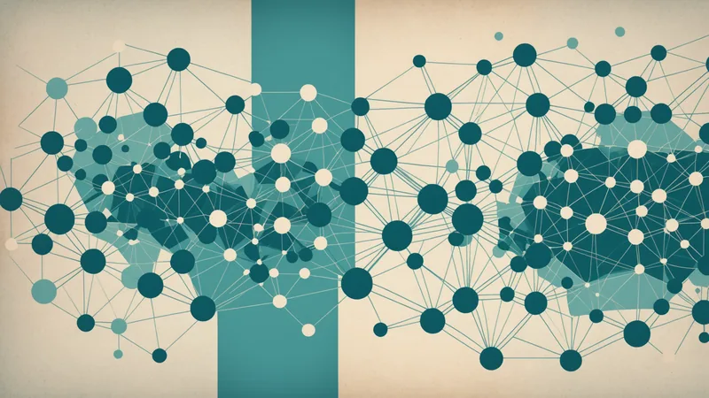Comparison diagram showing flat wiki structure versus interconnected graph database structure